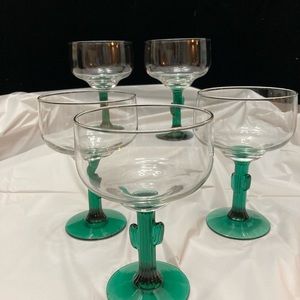Set of five margarita glasses.  Great condition!